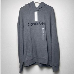 NWT Calvin Klein Gray Hoodie Sweater